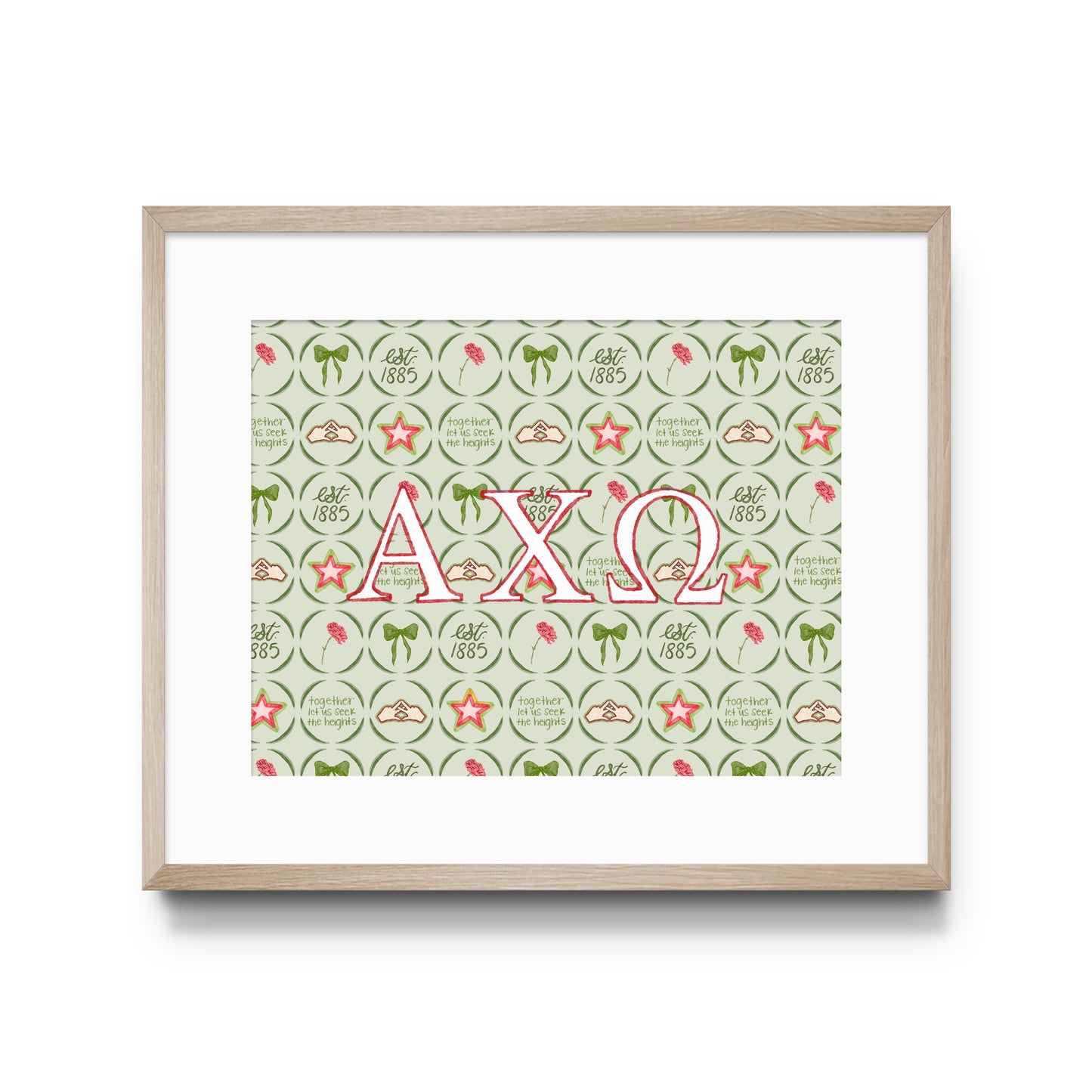 Alpha Chi Omega Art Print