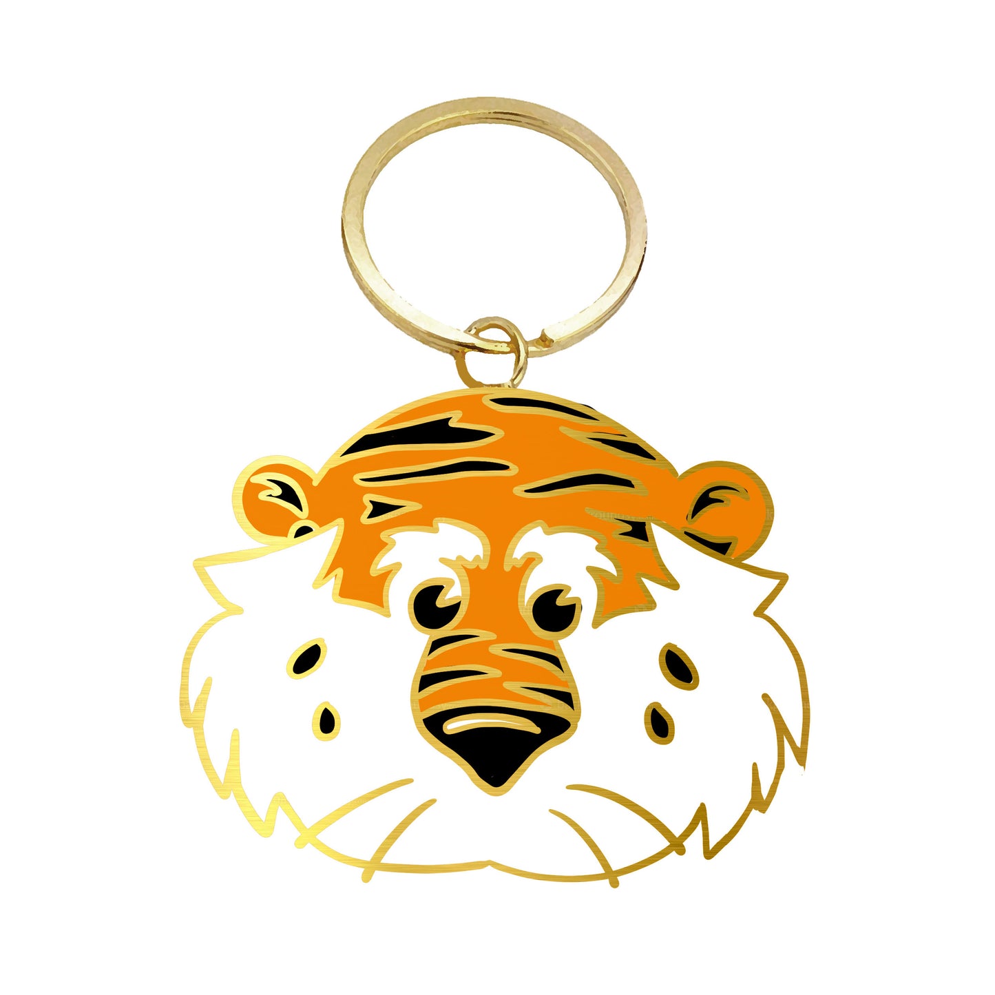 Enamel Aubie Keychain