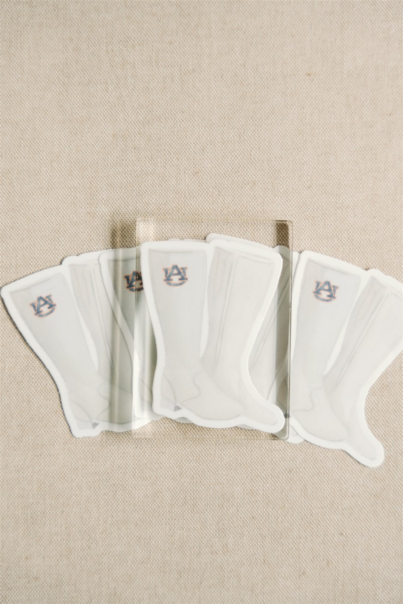 Sticker of a pair of Auburn Majorette Boots