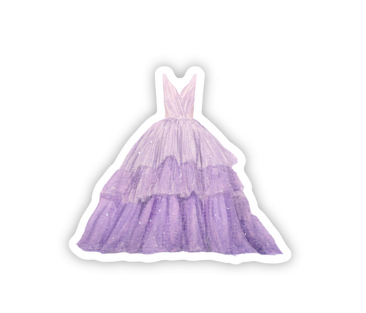 Watercolor sticker of one of Taylor Swift's Eras Tour Costumes.