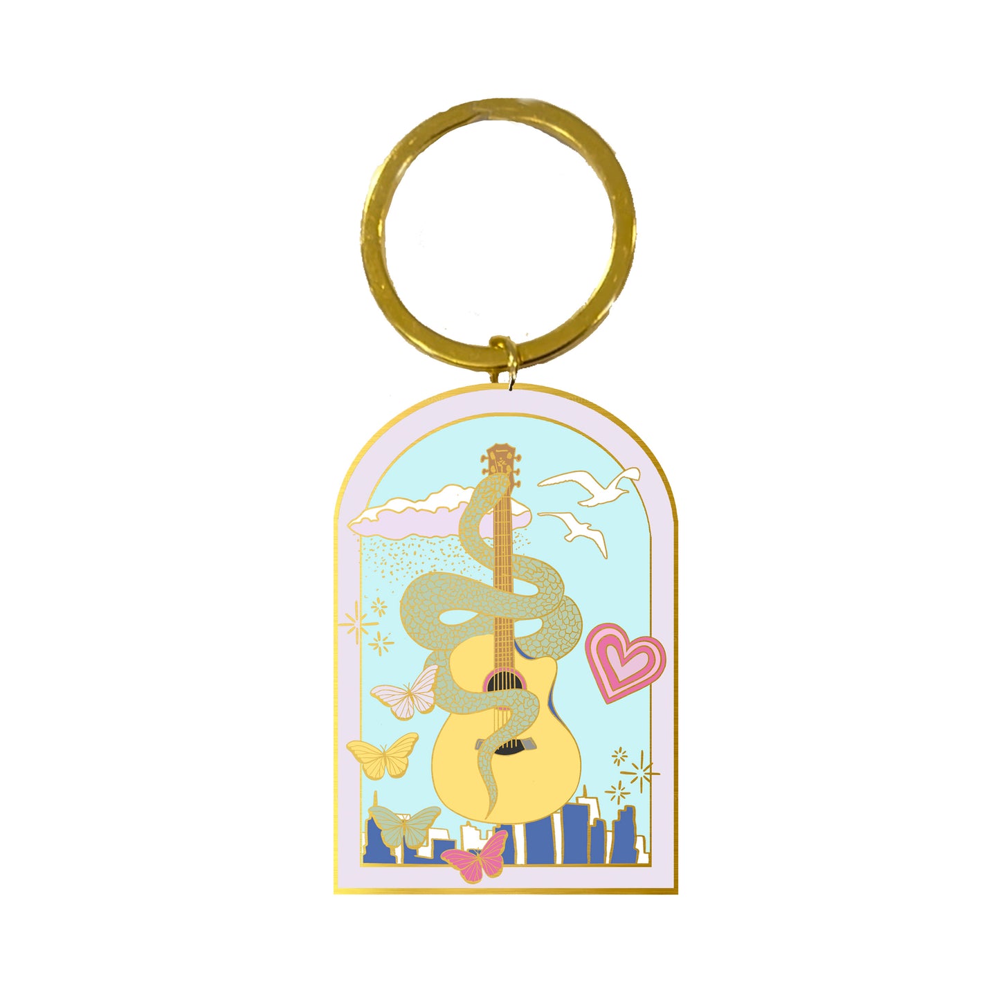 Enamel Taylor Swift Keychain