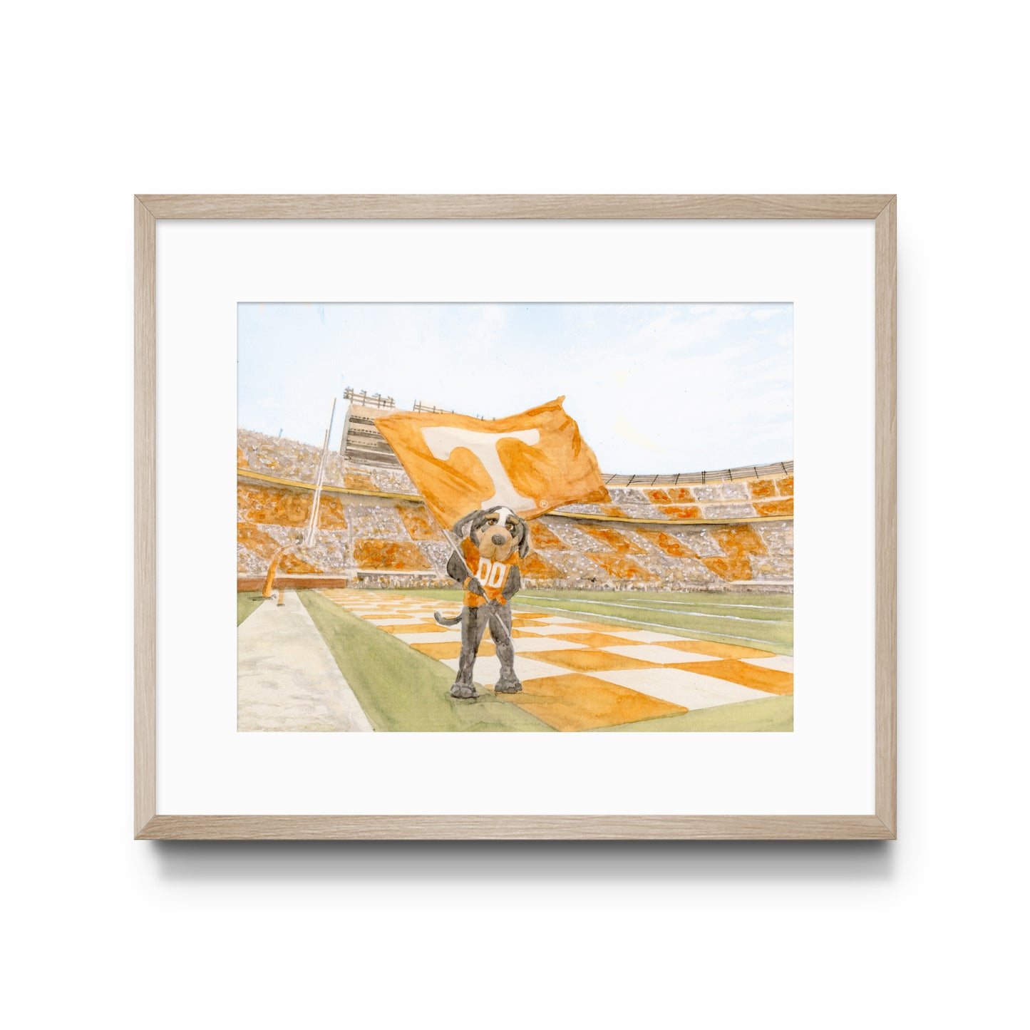 University of Tennessee Smokey Art Print