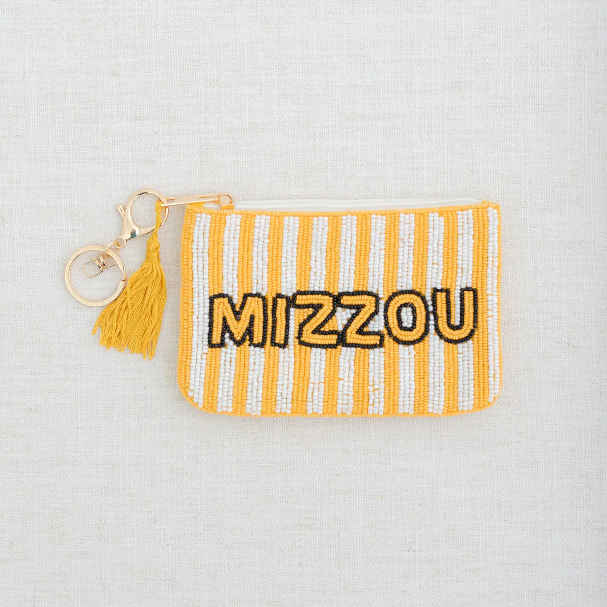 University of Missouri Beaded Coin Purse