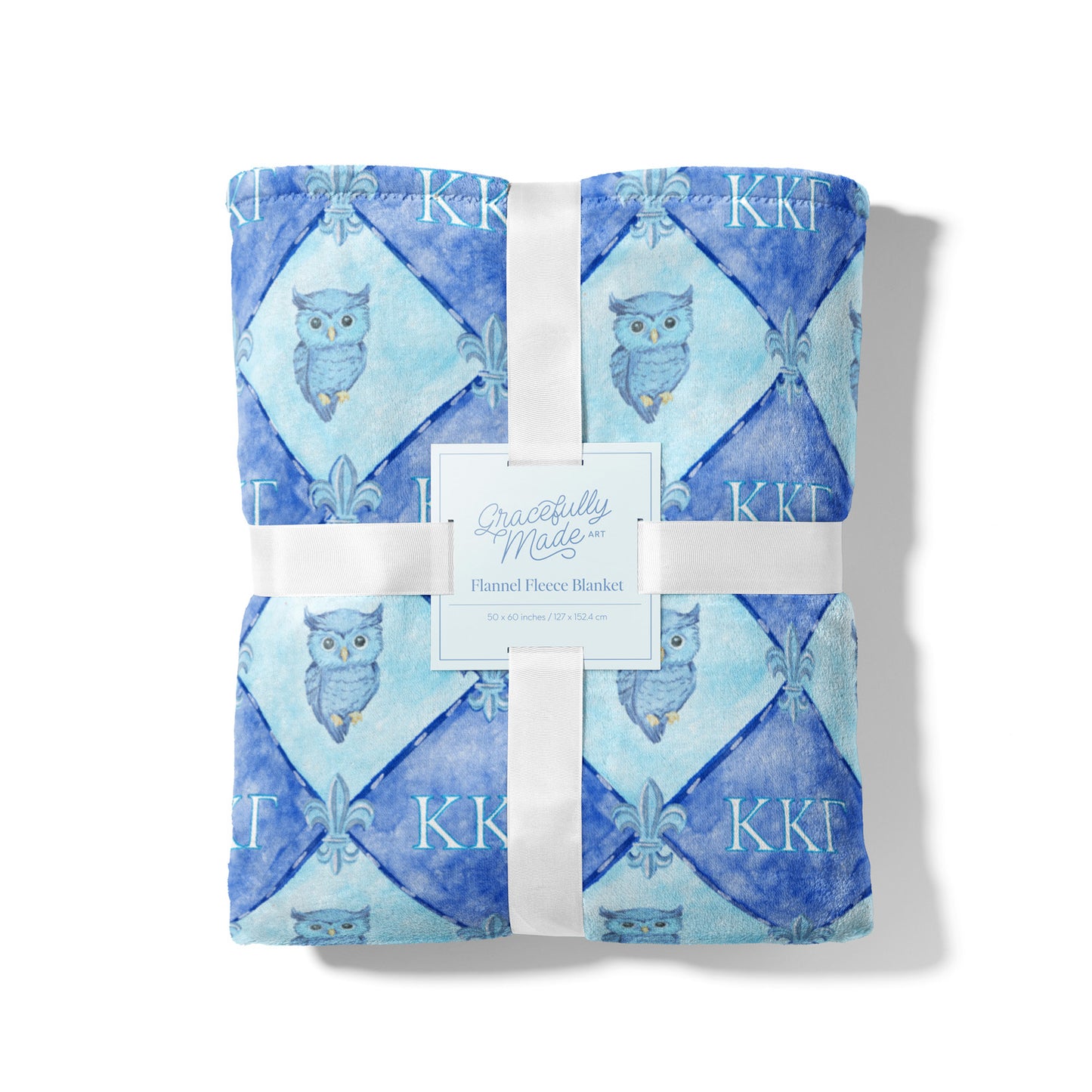 Kappa Kappa Gamma Flannel Fleece Blanket