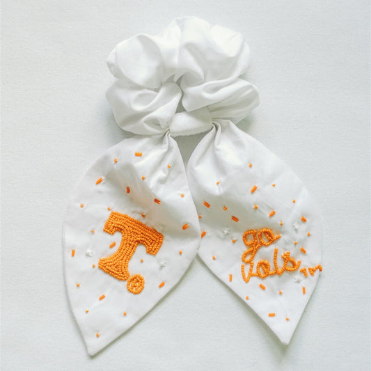 University of Tennessee Beaded Scrunchie