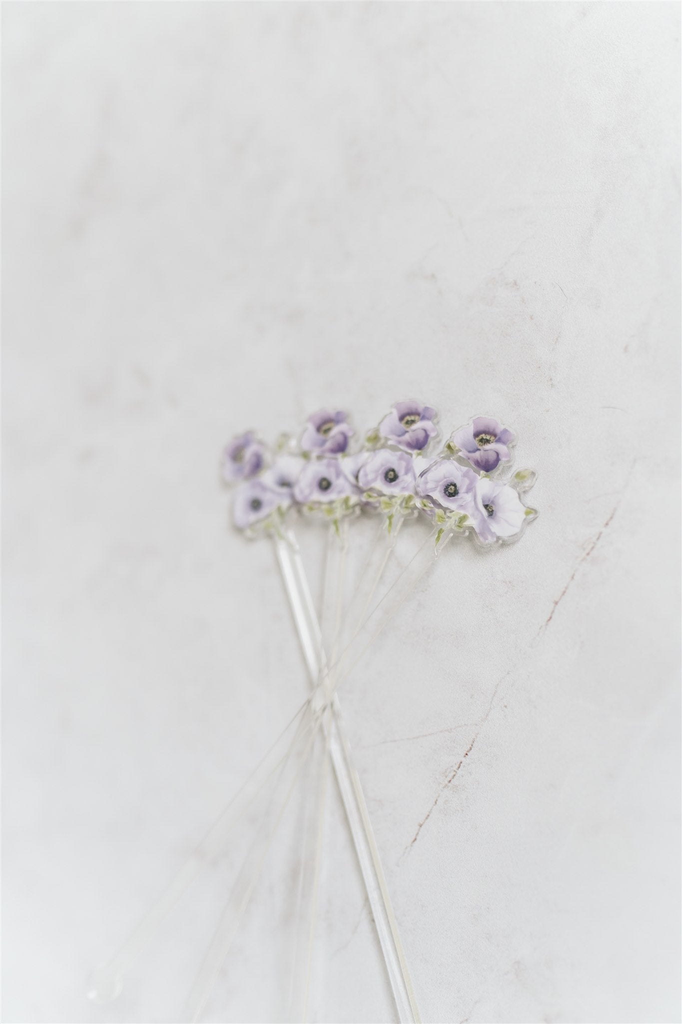 Purple Poppy Stir Sticks