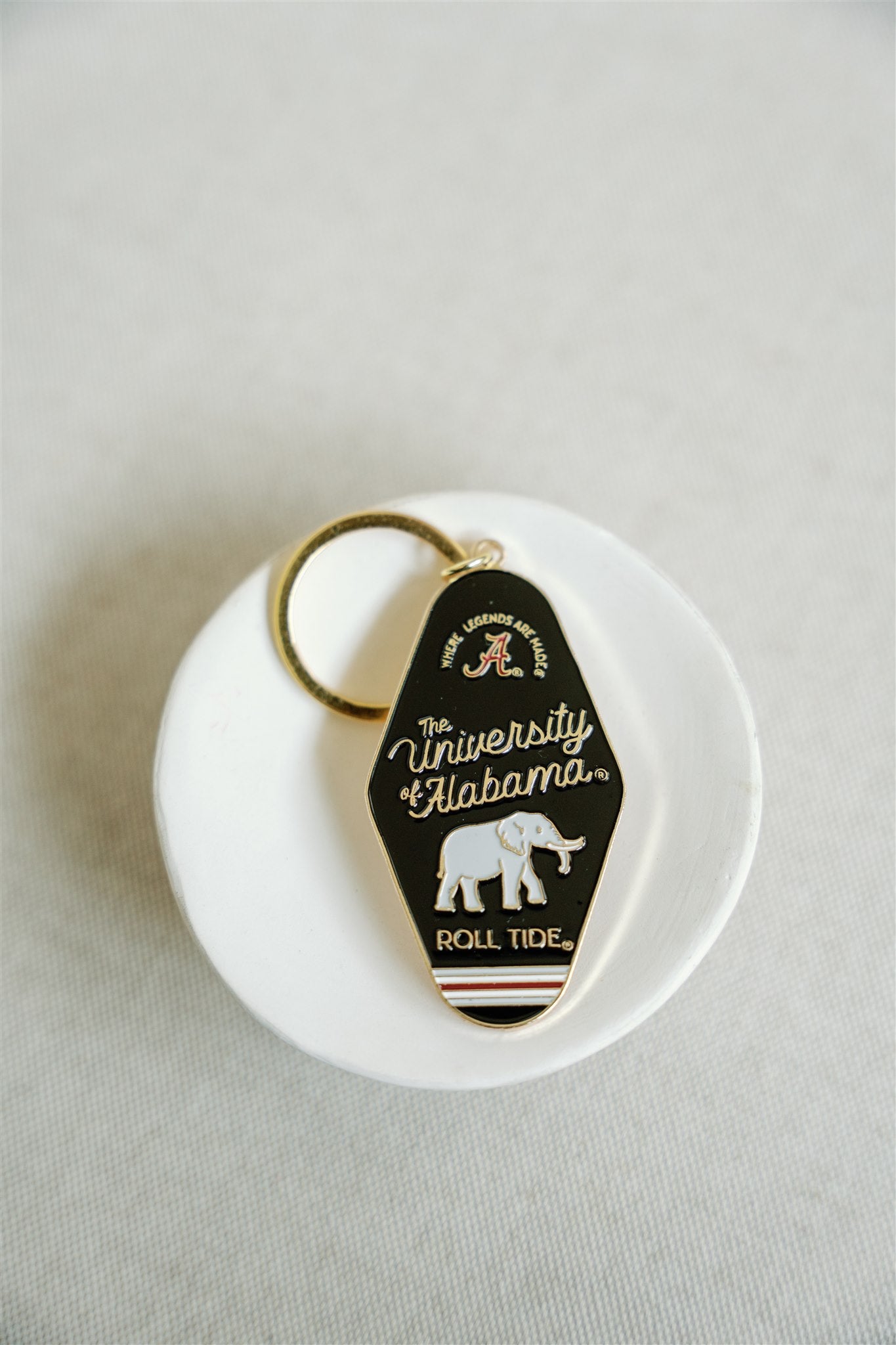 University of Alabama Enamel Keychain