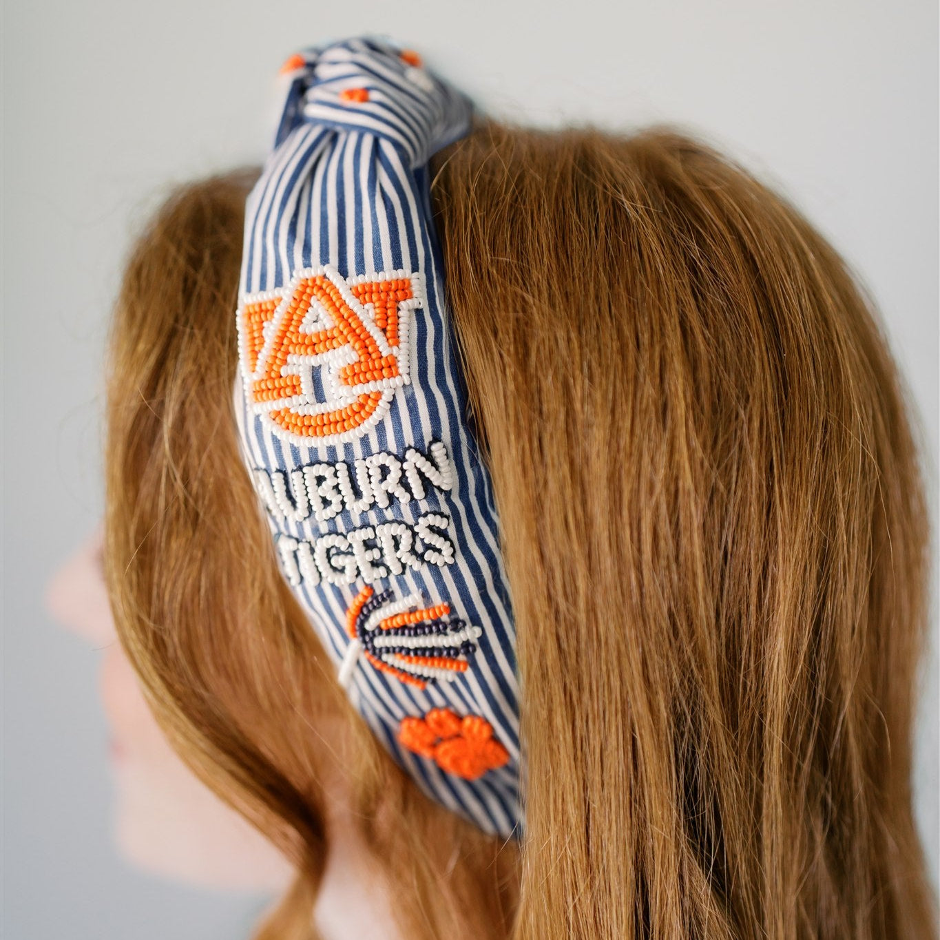 Auburn University Striped Headband