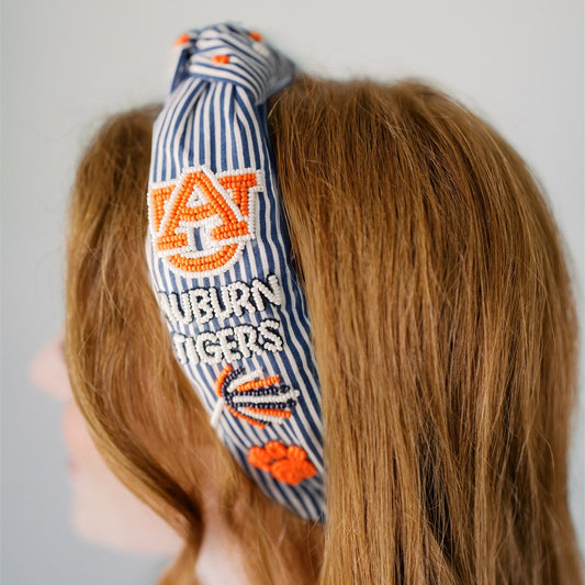 Auburn University Striped Headband