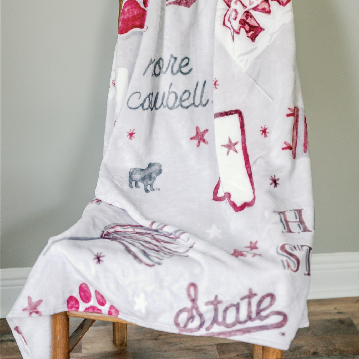 Mississippi State Flannel Fleece Blanket