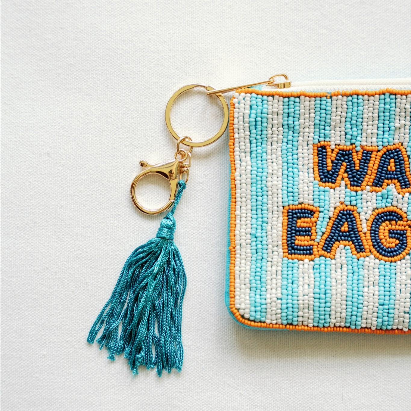 Auburn University Beaded Coin Purse