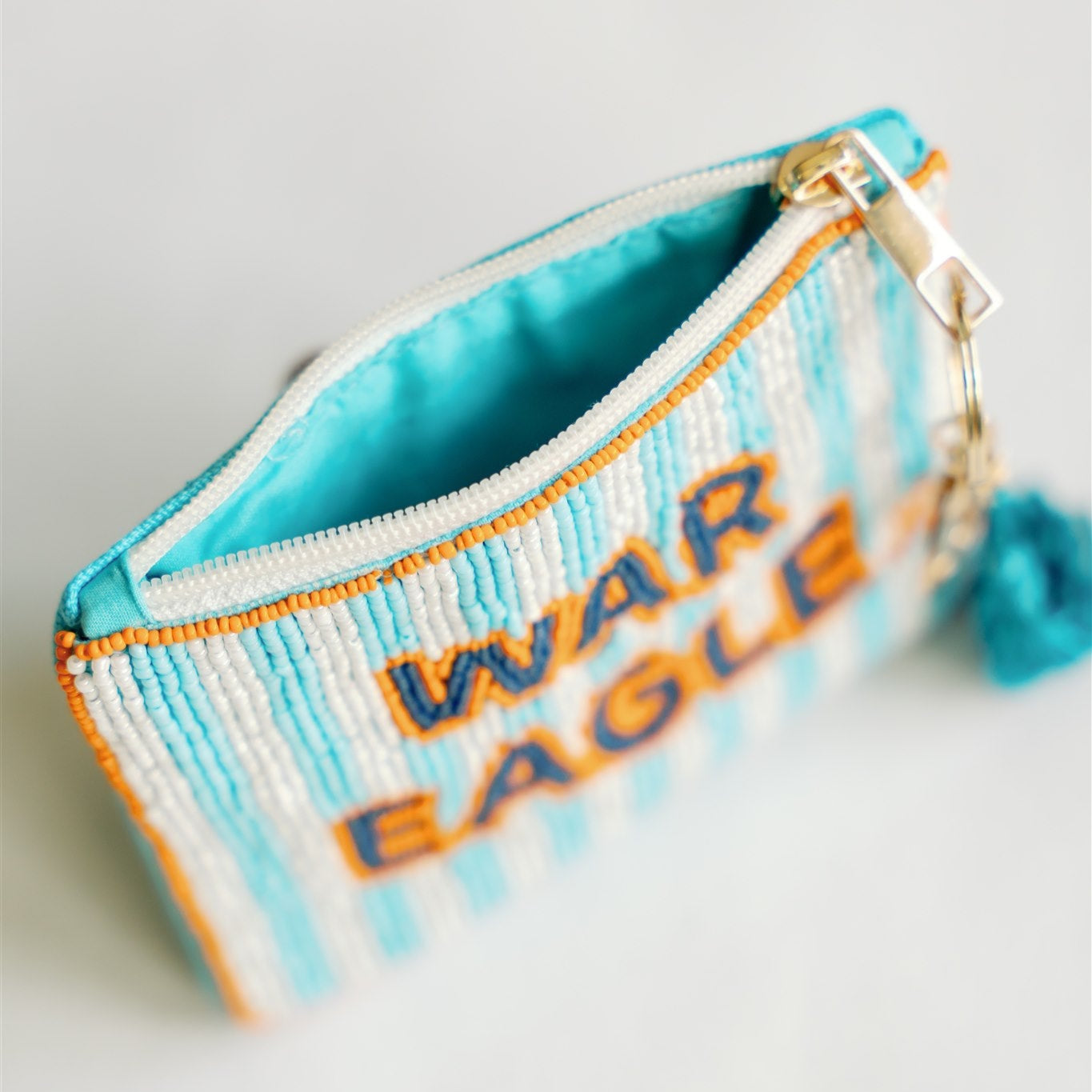 Auburn University Beaded Coin Purse