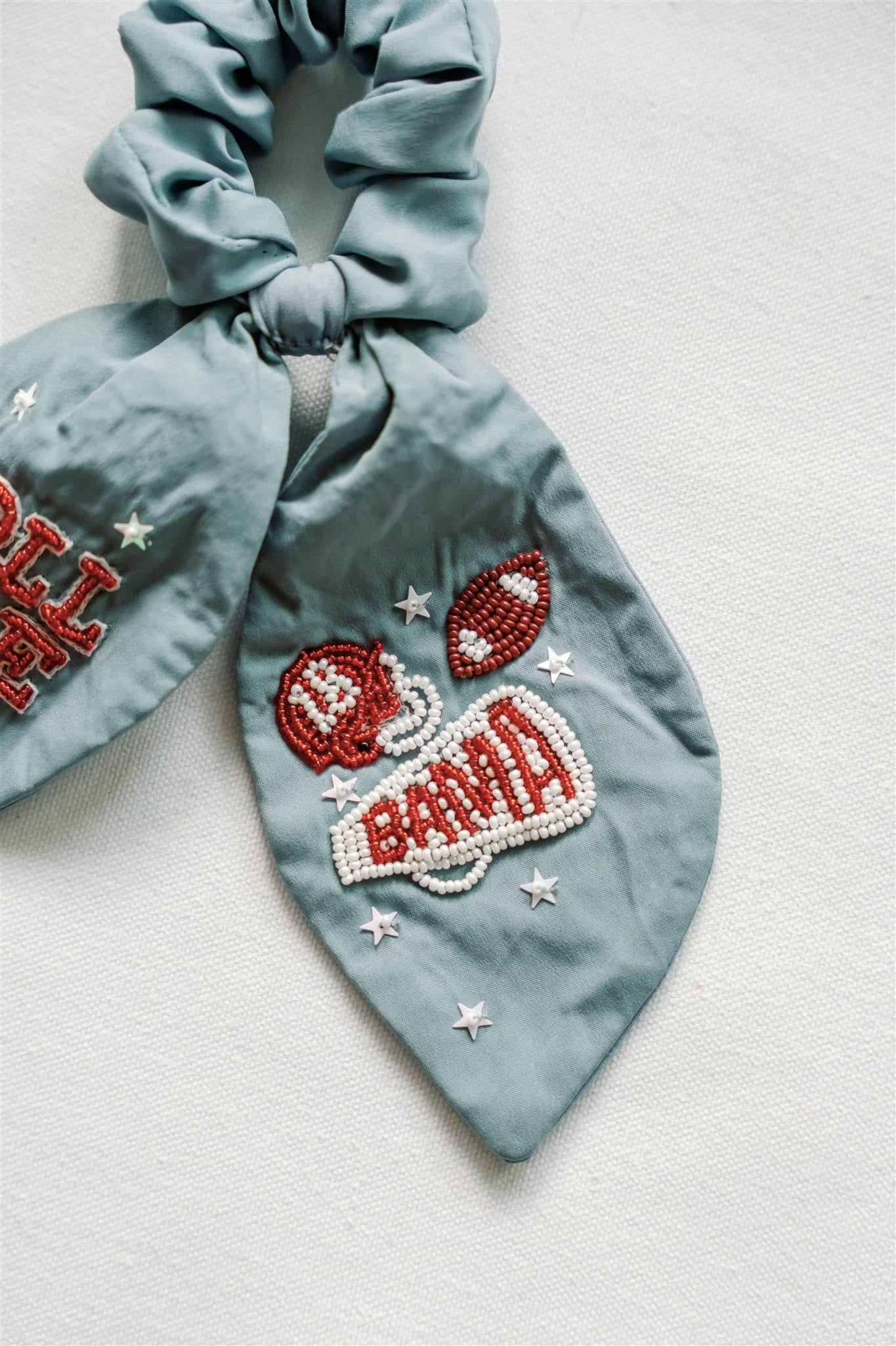 University of Alabama Beaded Scrunchie