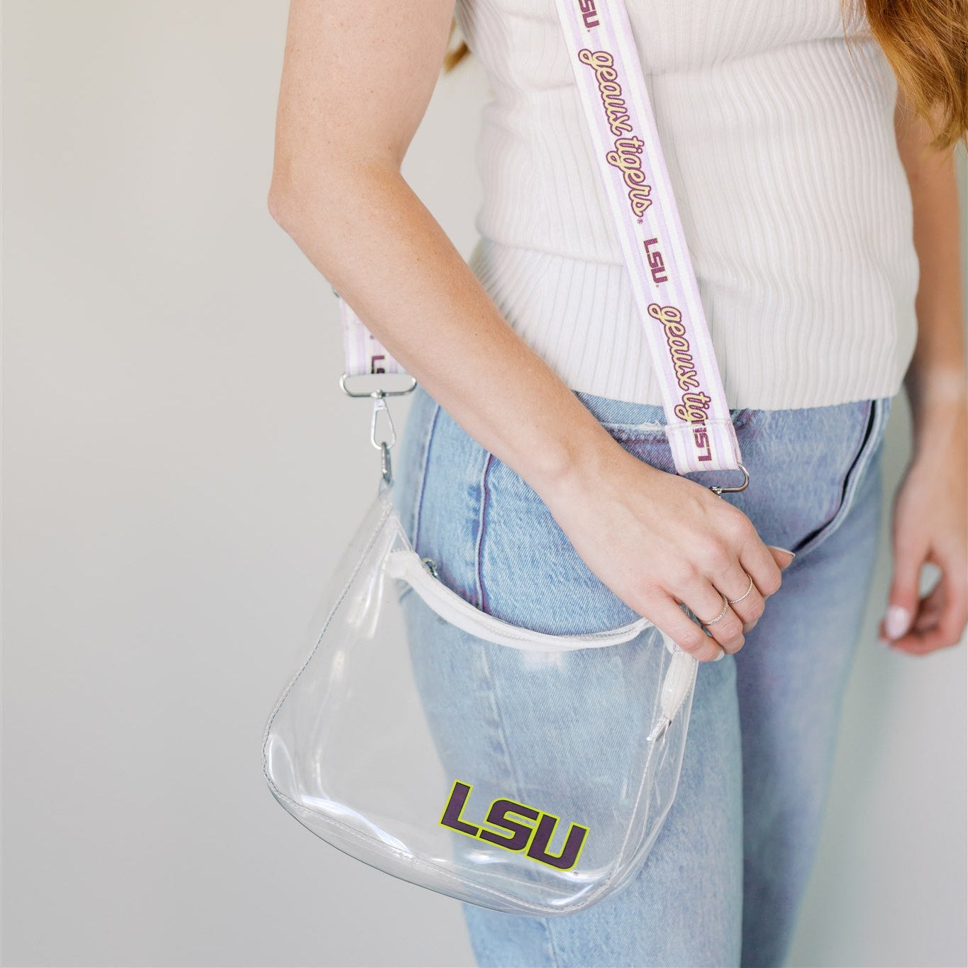 "Geaux Tigers" LSU Stadium Bag