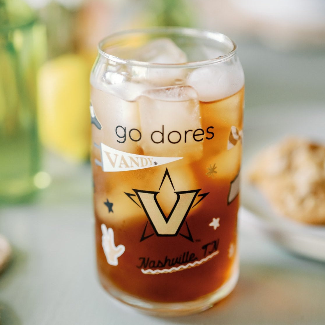 Vanderbilt University Glass Cup