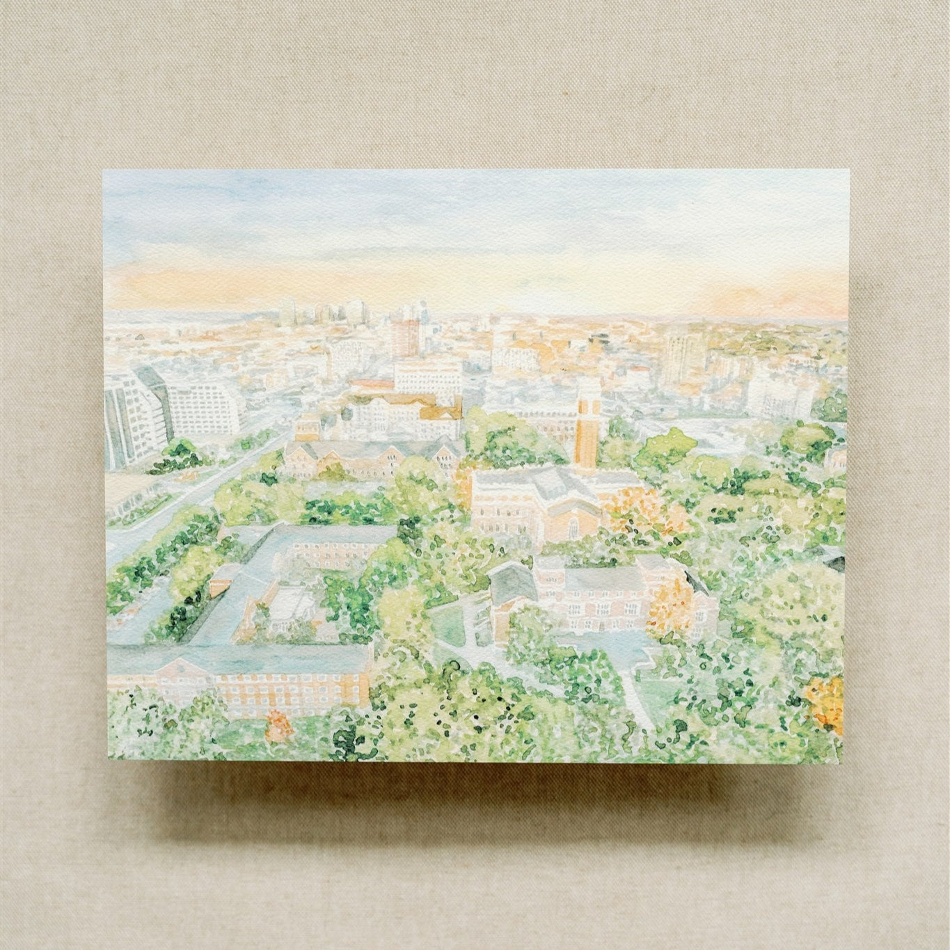 Vanderbilt Aerial Campus Print