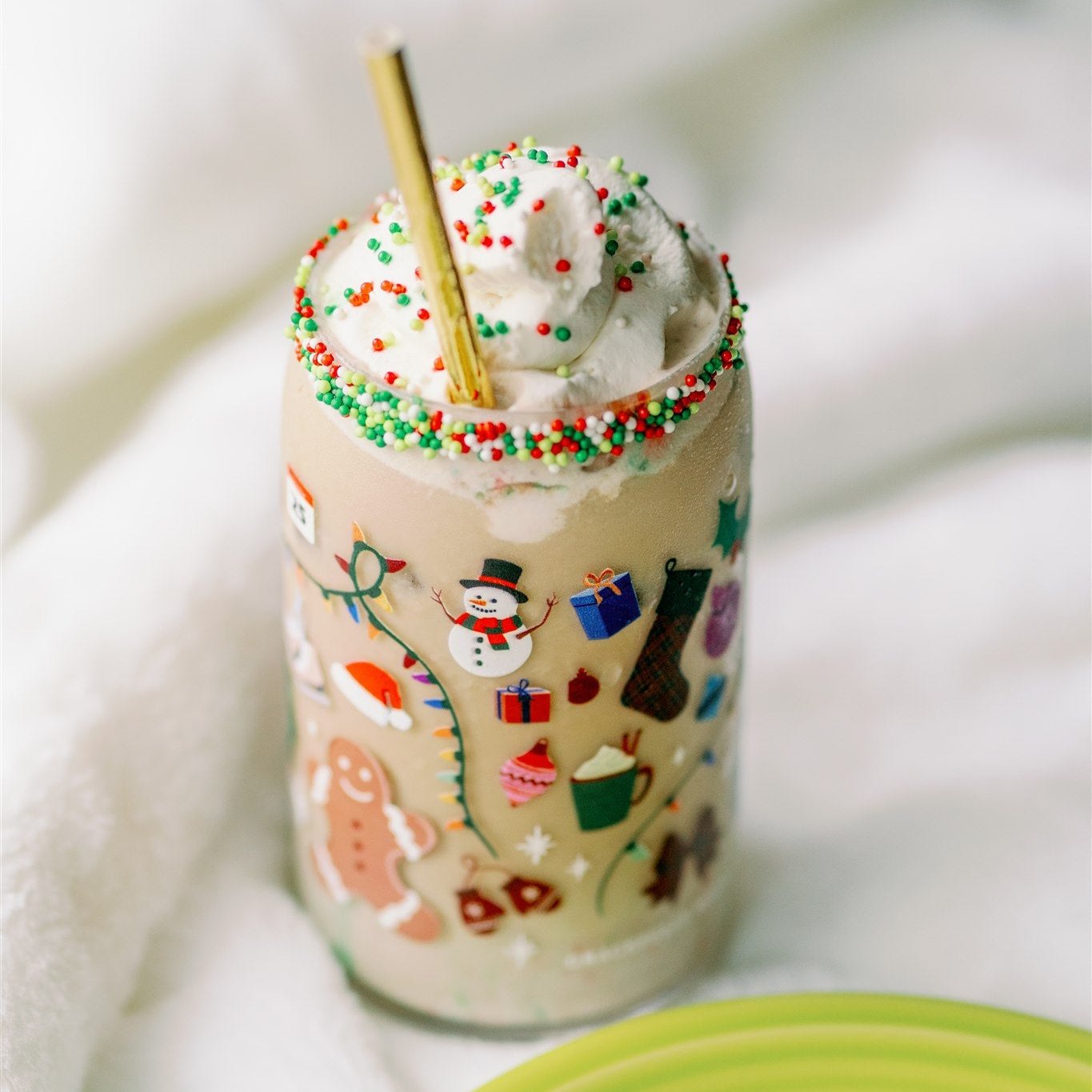 Christmas Glass Cup