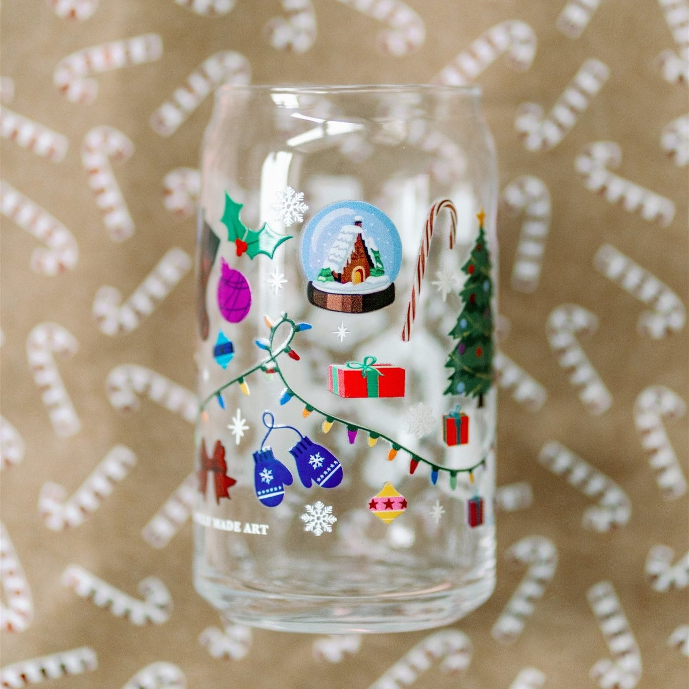 Christmas Glass Cup