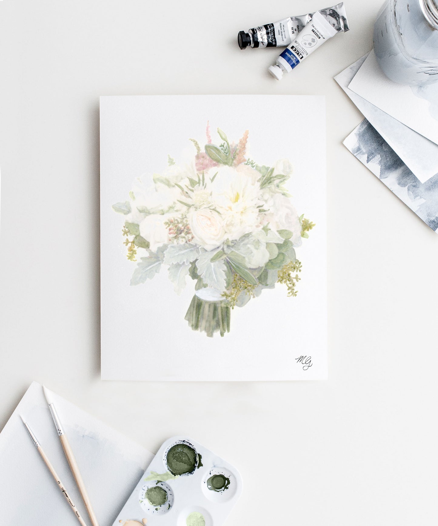 Custom Bouquet Watercolor