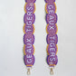 LSU Fully Beaded Scalloped Purse Strap