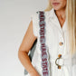 Mississippi State University Fully Beaded Scalloped Purse Strap
