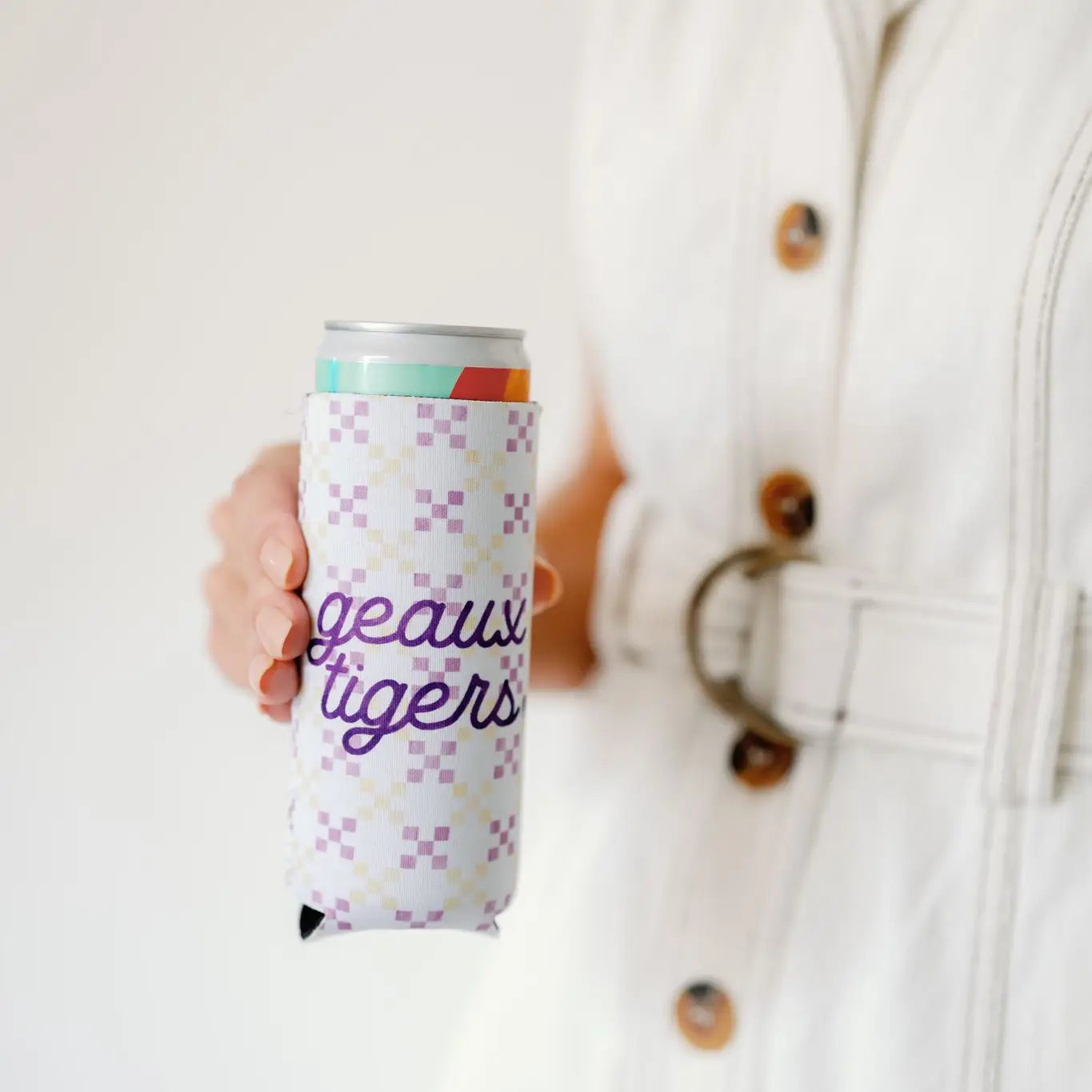 Louisiana State University Skinny Koozie
