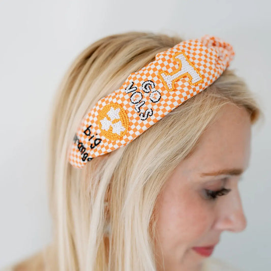University of Tennessee Checkered Headband