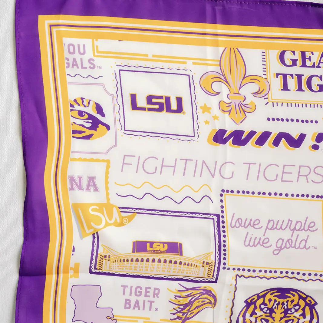 LSU Silk Scarf