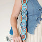 Auburn Fully Beaded Scalloped Purse Strap