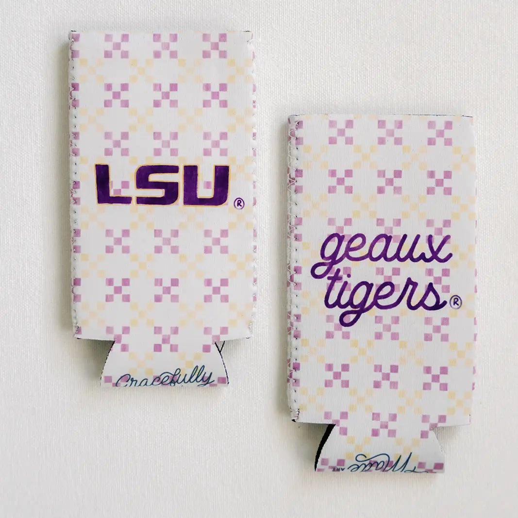 Louisiana State University Skinny Koozie