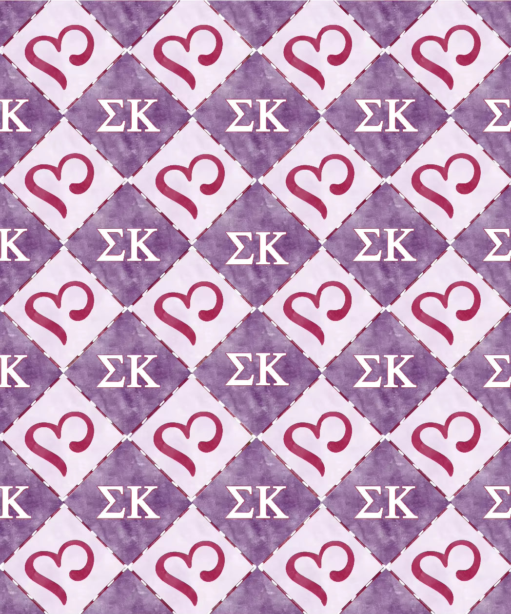 Sigma Kappa Fleece Blanket - New Branding