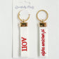 Alpha Omicron Pi Embroidered Keychain