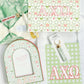 Collection of Alpha Chi Omega products including art print, picture frame, and tote bag.