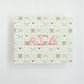 Art print with 'Alpha Gamma Delta' Greek letters on a patterned cover against a white background