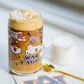 Glass Cup Showcasing Auburn University Landmarks & Icons
