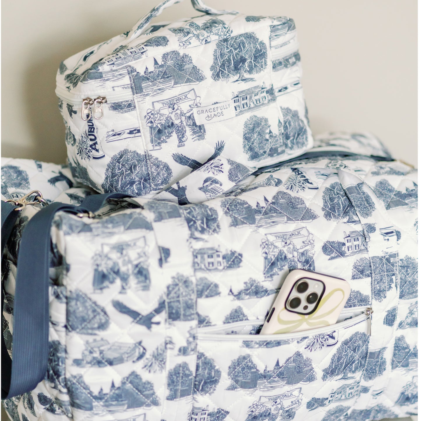 Auburn Duffle and Toiletry Bag Bundle