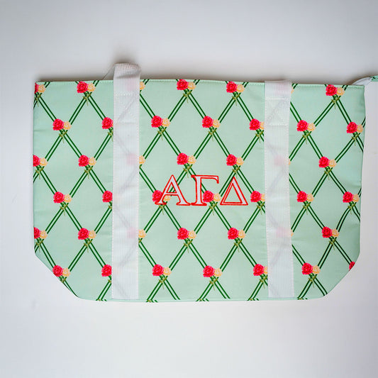 193 - Alpha Gamma Delta Lattice Tote