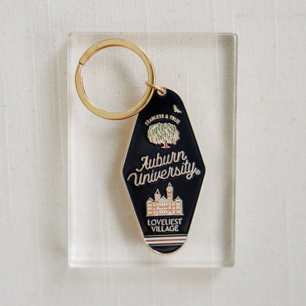 Enamel Auburn University Keychain – Gracefully Made Art