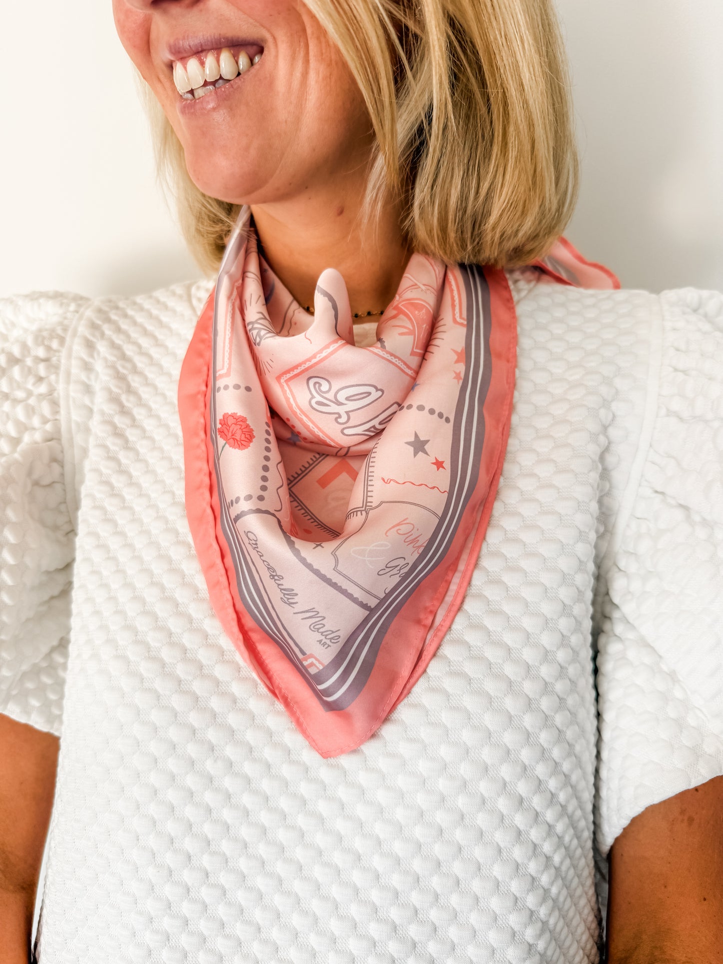 Gamma Phi Beta Silk Scarf