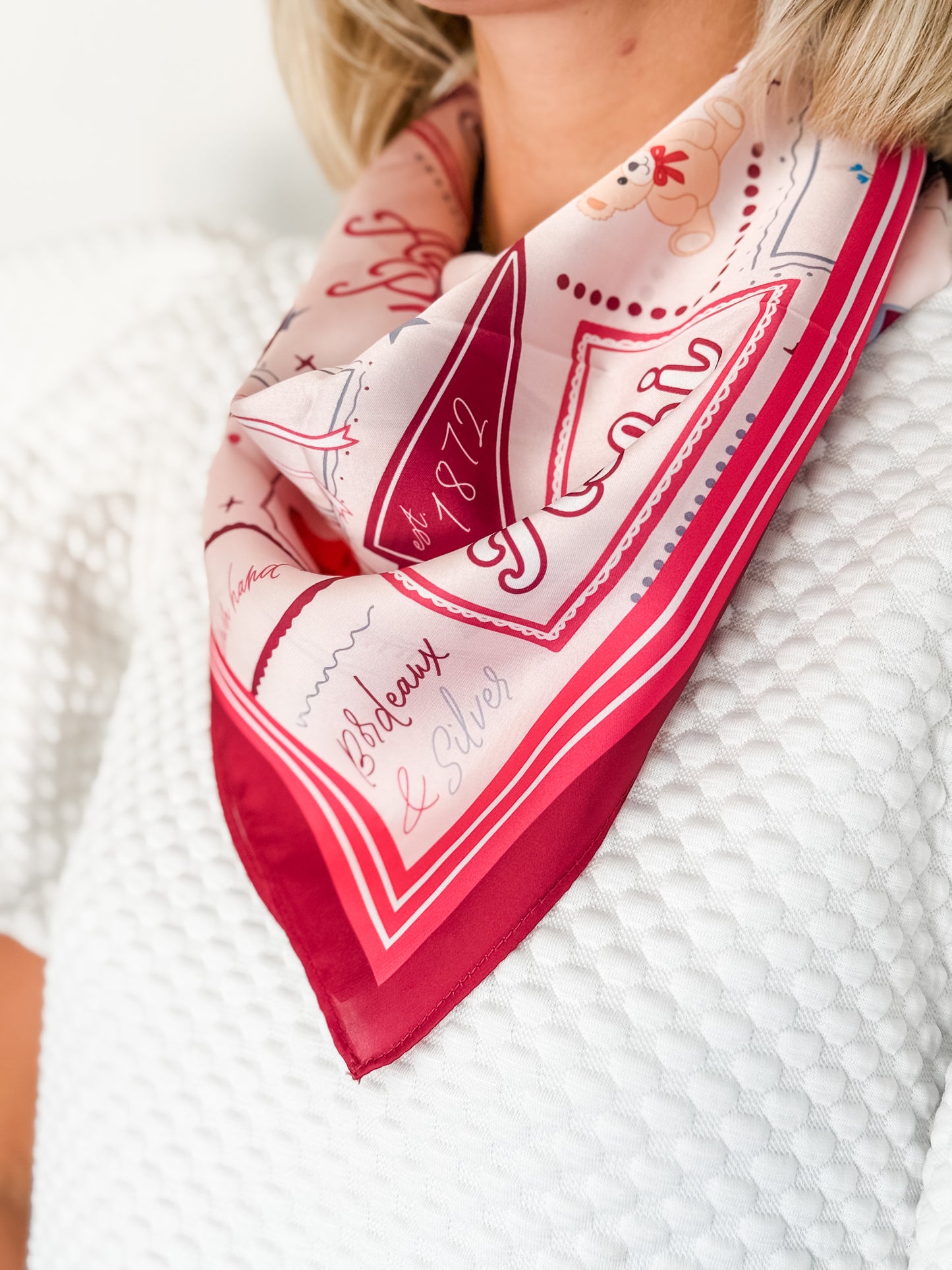 Alpha Phi Silk Scarf