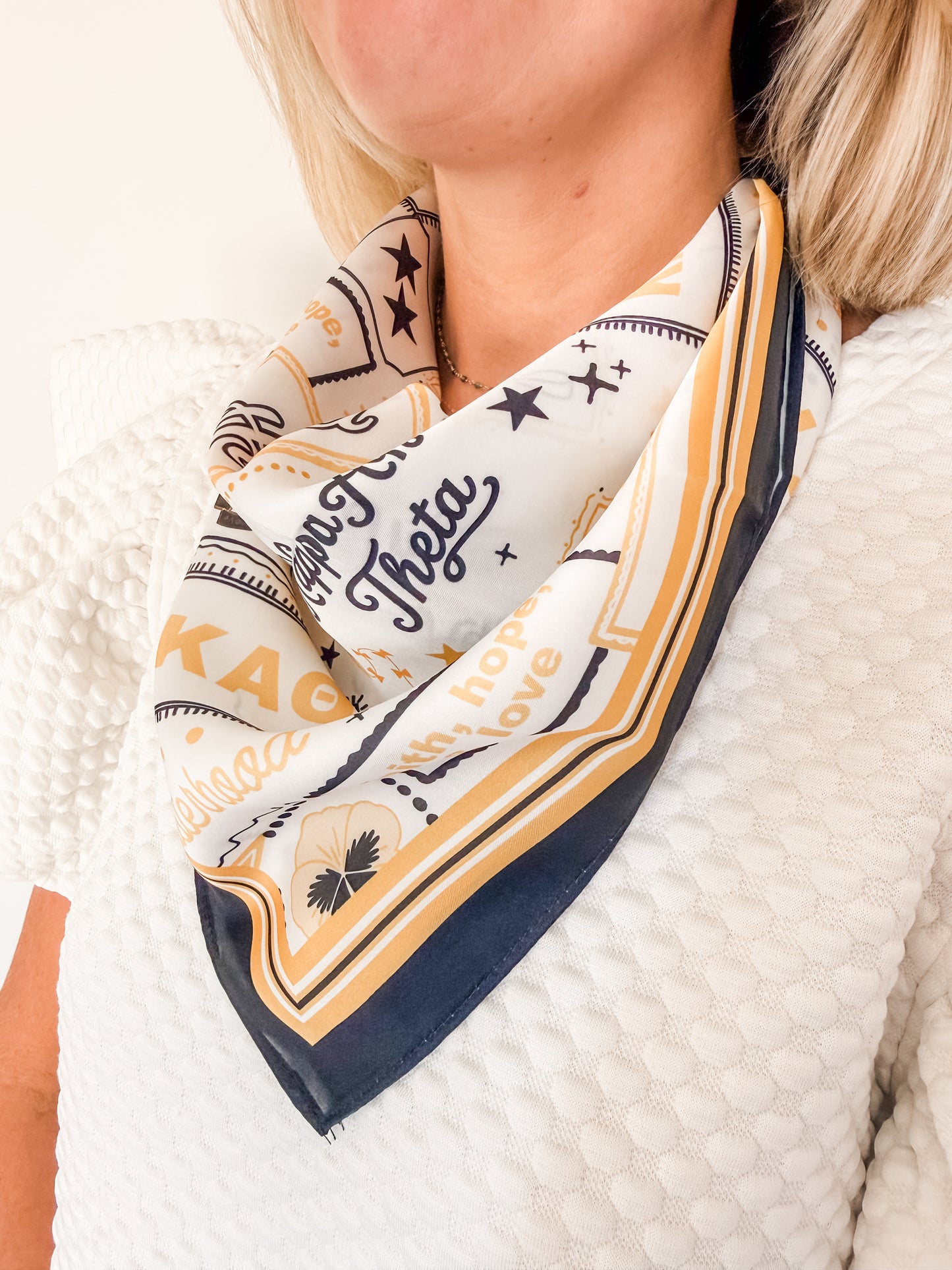 Kappa Alpha Theta Silk Scarf