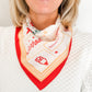 Chi Omega Silk Scarf