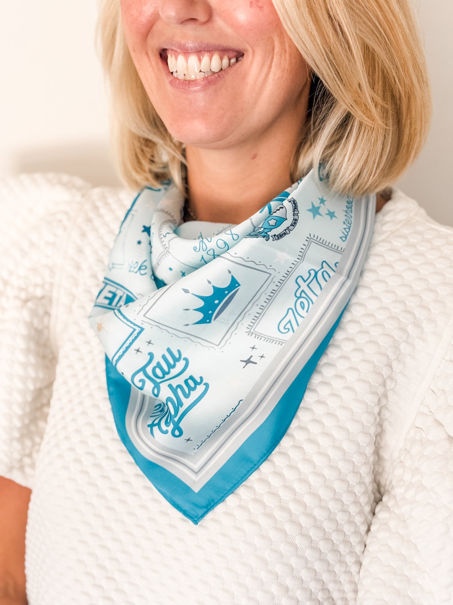Zeta Tau Alpha Silk Scarf