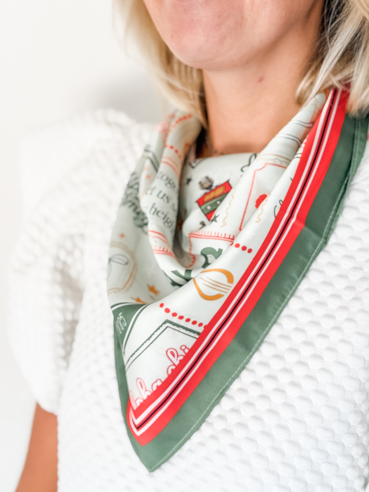 Alpha Chi Omega Silk Scarf