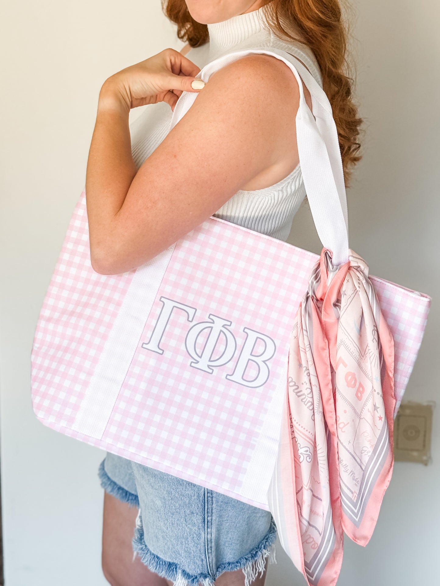 Gamma Phi Beta Silk Scarf