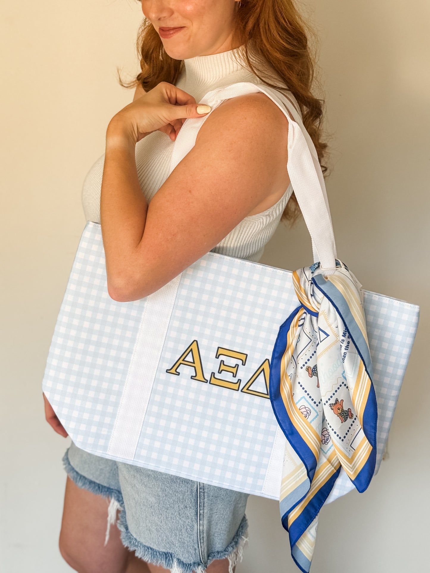 Alpha Xi Delta Silk Scarf