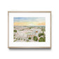 Watercolor print of the Auburn University football stadium, Jordan Hare.
