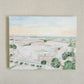 Watercolor print of the Auburn University football stadium, Jordan Hare.