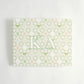 Art print with 'Kappa Delta' Greek letters letters on a patterned background