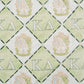 Pattern of 'Kappa Delta' symbols on a green and white background